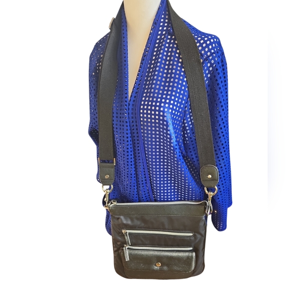 CHICO'S BLACK CROSSBODY BAG - Picture 3 of 7